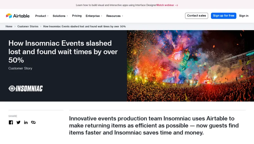 Airtable Customers Stories