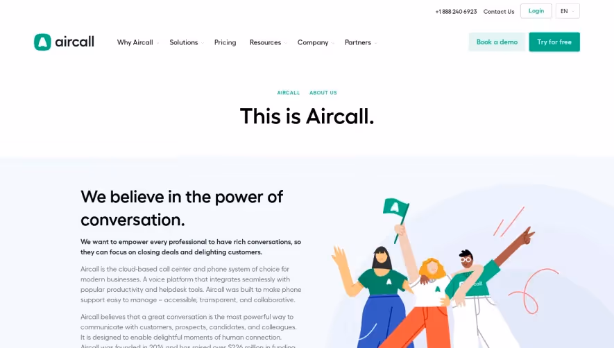 Aircall About Page