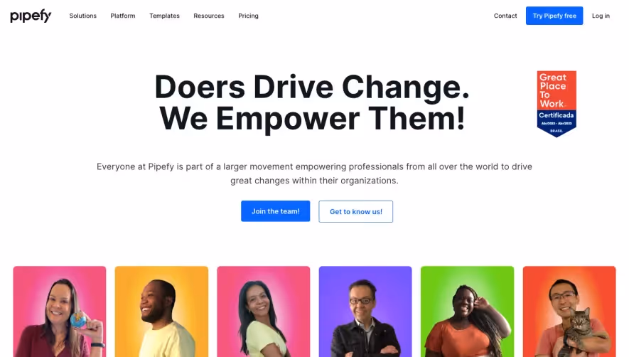 Pipefy Careers Page