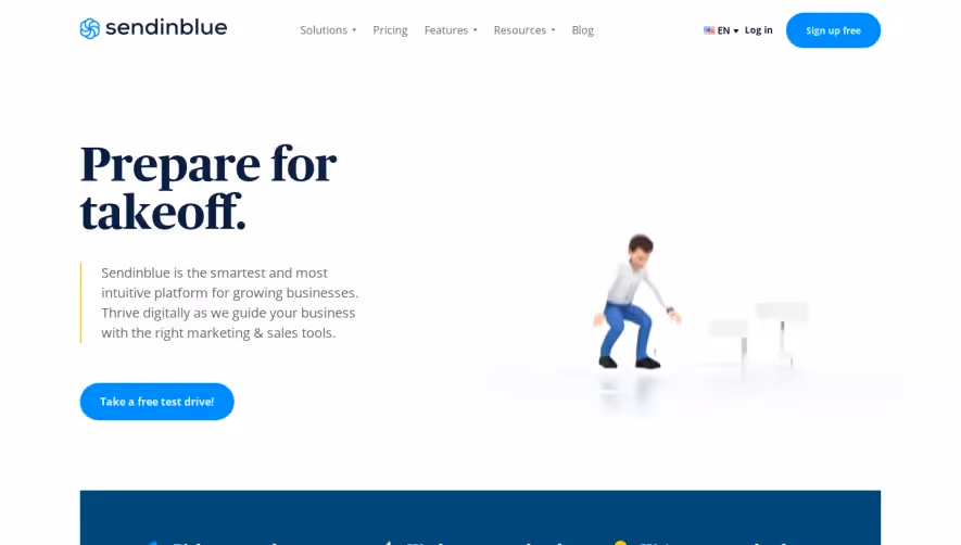 Sendinblue Landing Page