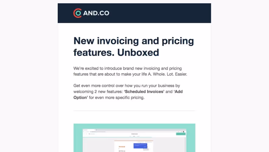 AND.CO Product Updates
