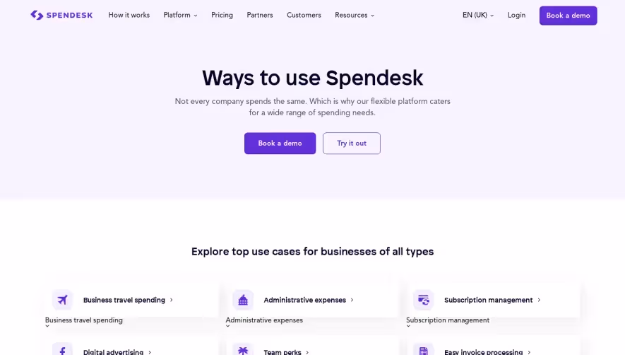 Spendesk Use cases