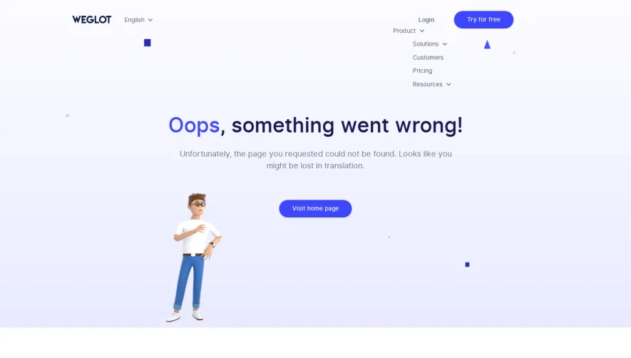 Weglot 404 Page