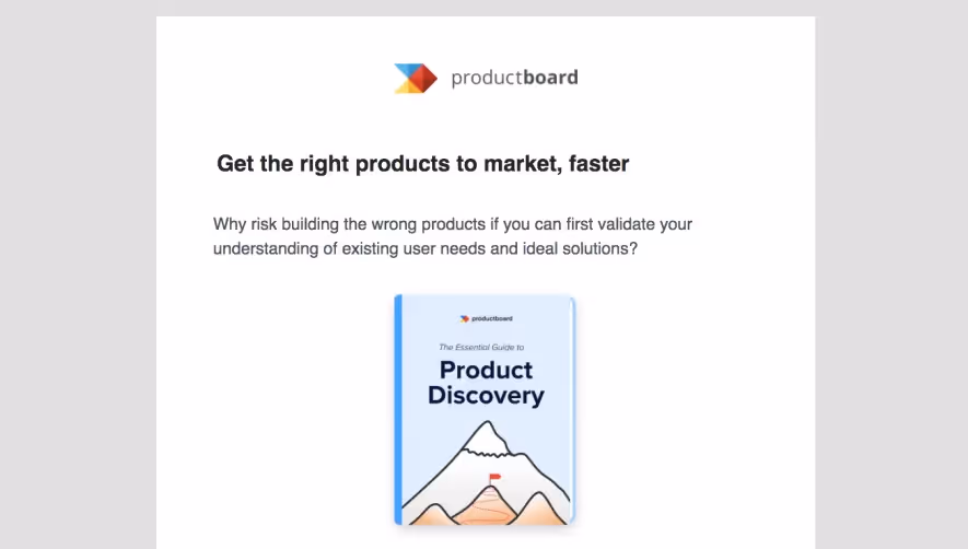 ProductBoard eBook Email