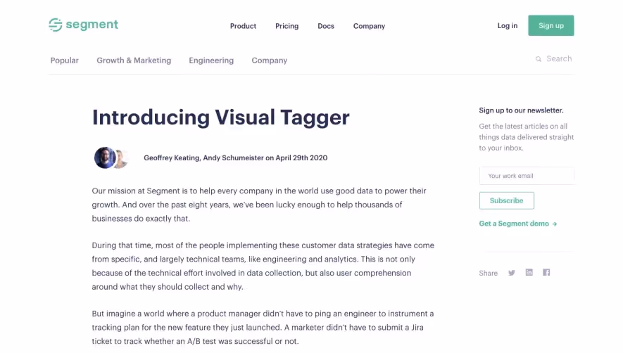 Segment Product Updates