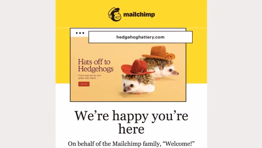 Mailchimp Welcome Email