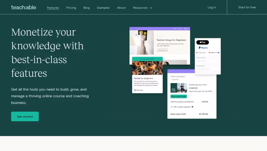 Teachable Features Page