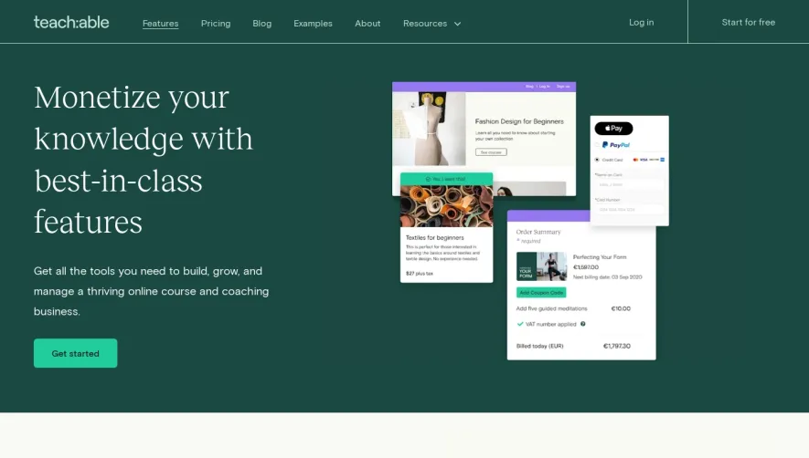 Teachable Features Page
