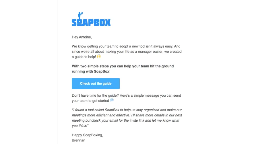 Hypercontext oapbox Invite Your Team Emails