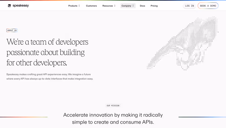 Speakeasy About Page