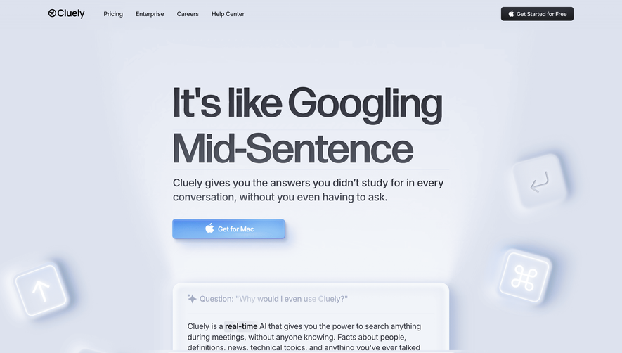 Cluely Landing Page