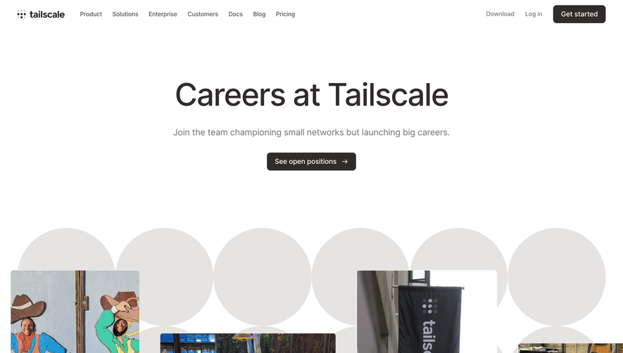 Tailscale Careers Page