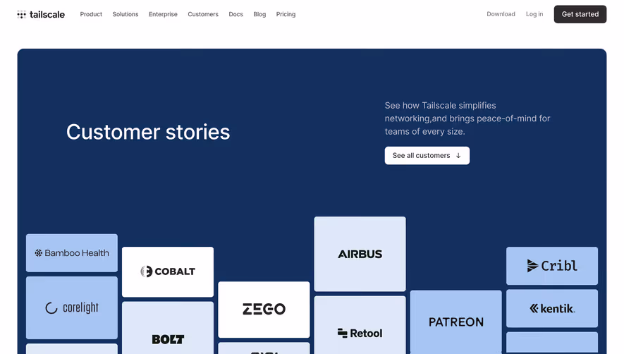 Tailscale Customers Page