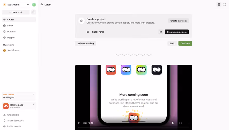 Campsite User Onboarding