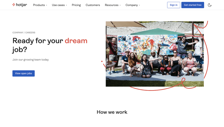 Hotjar Careers Page