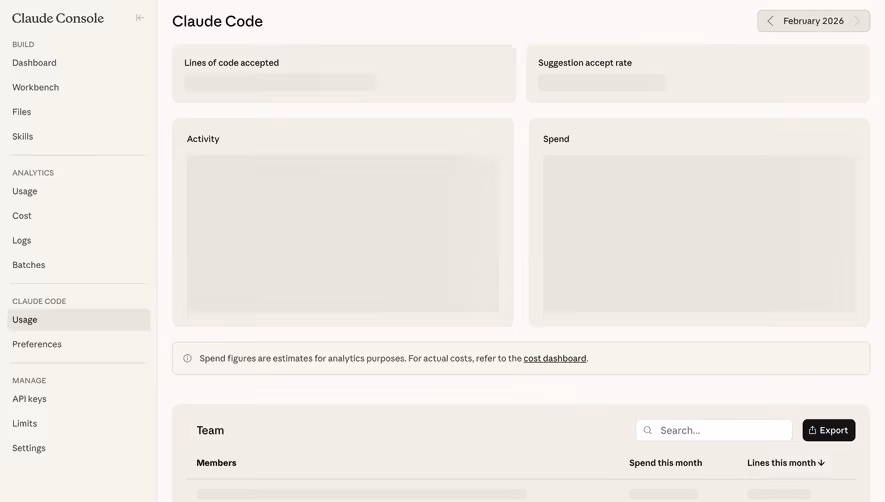 Claude Skeleton Screen