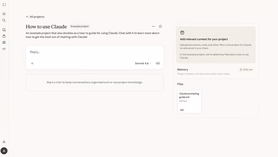 Claude Project Details