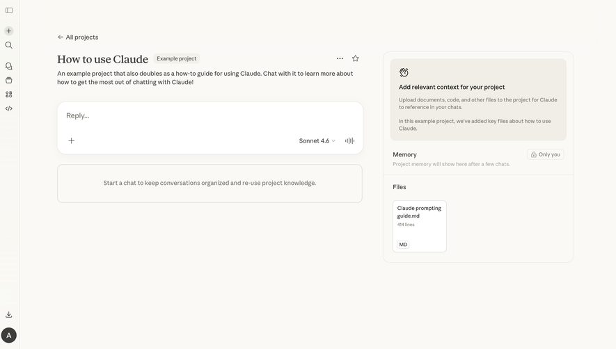 Claude Project Details