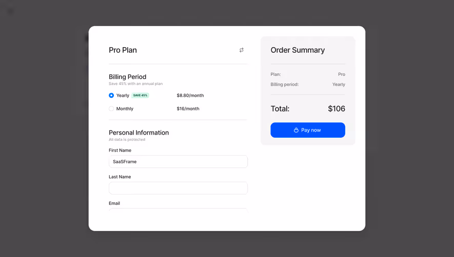 FlowMapp Checkout