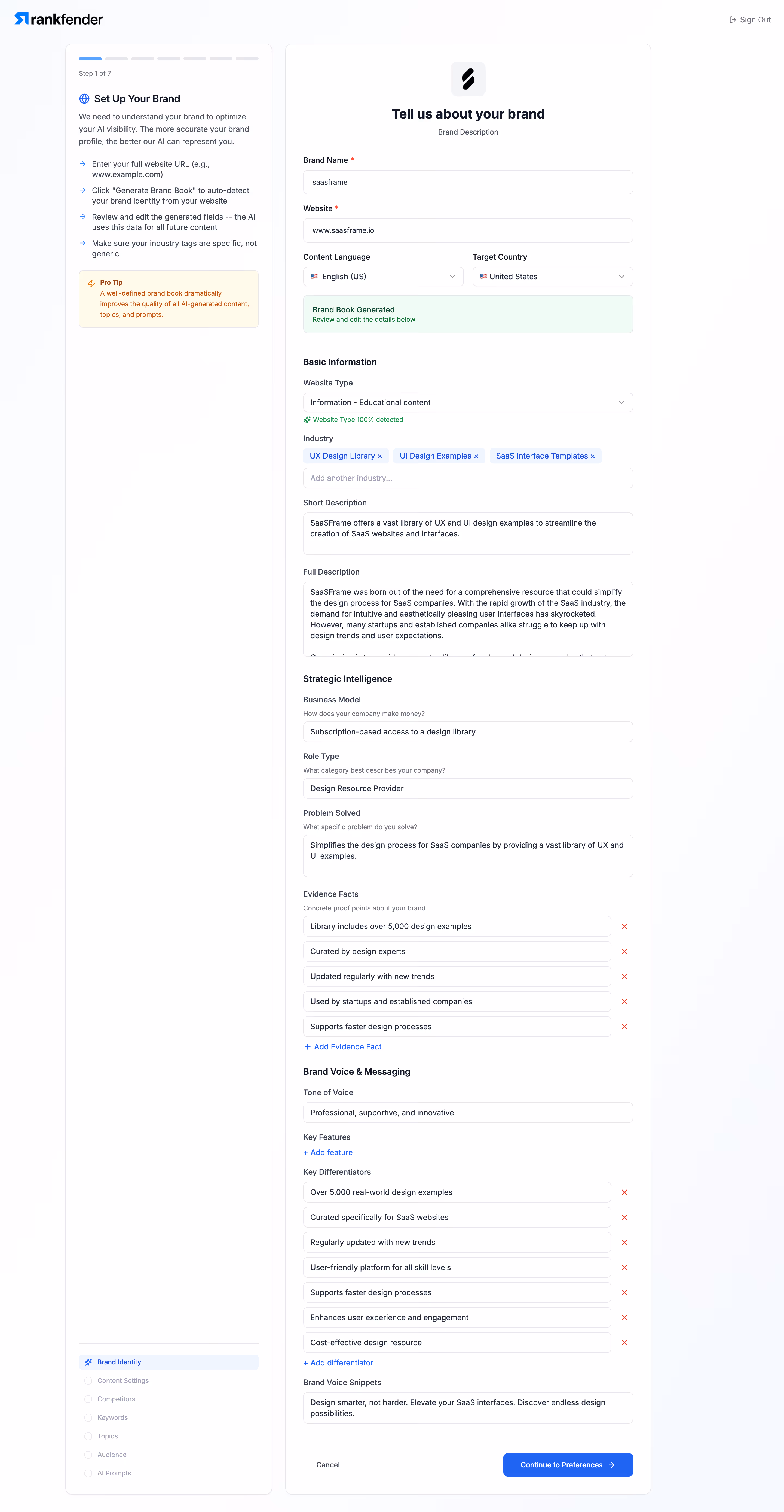 Rankfender Review Brand Book