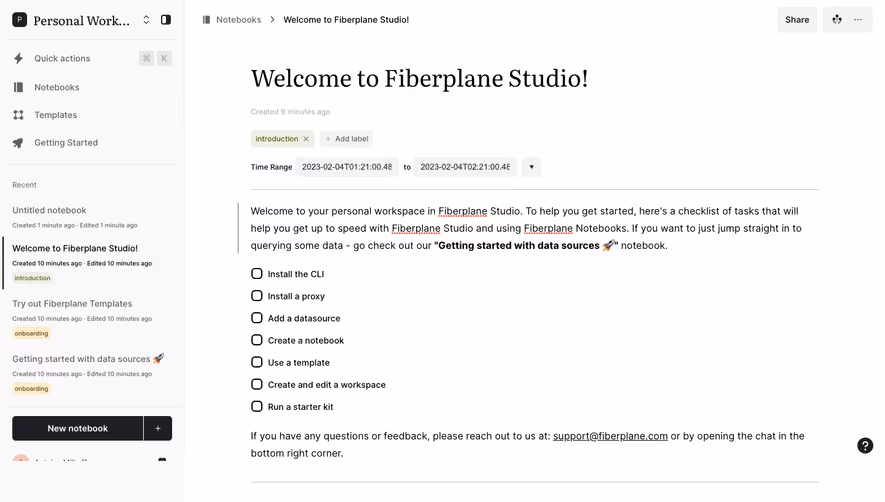 Fiberplane Text Editor