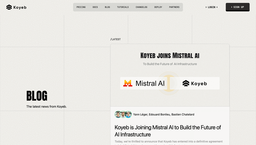 Koyeb Blog Feed
