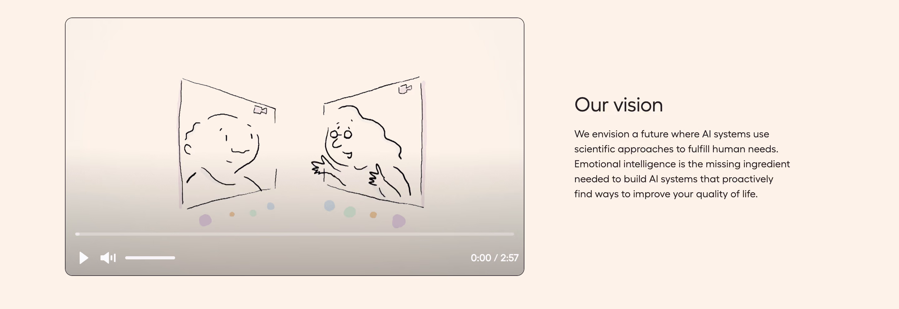 Hume AI Vision video
