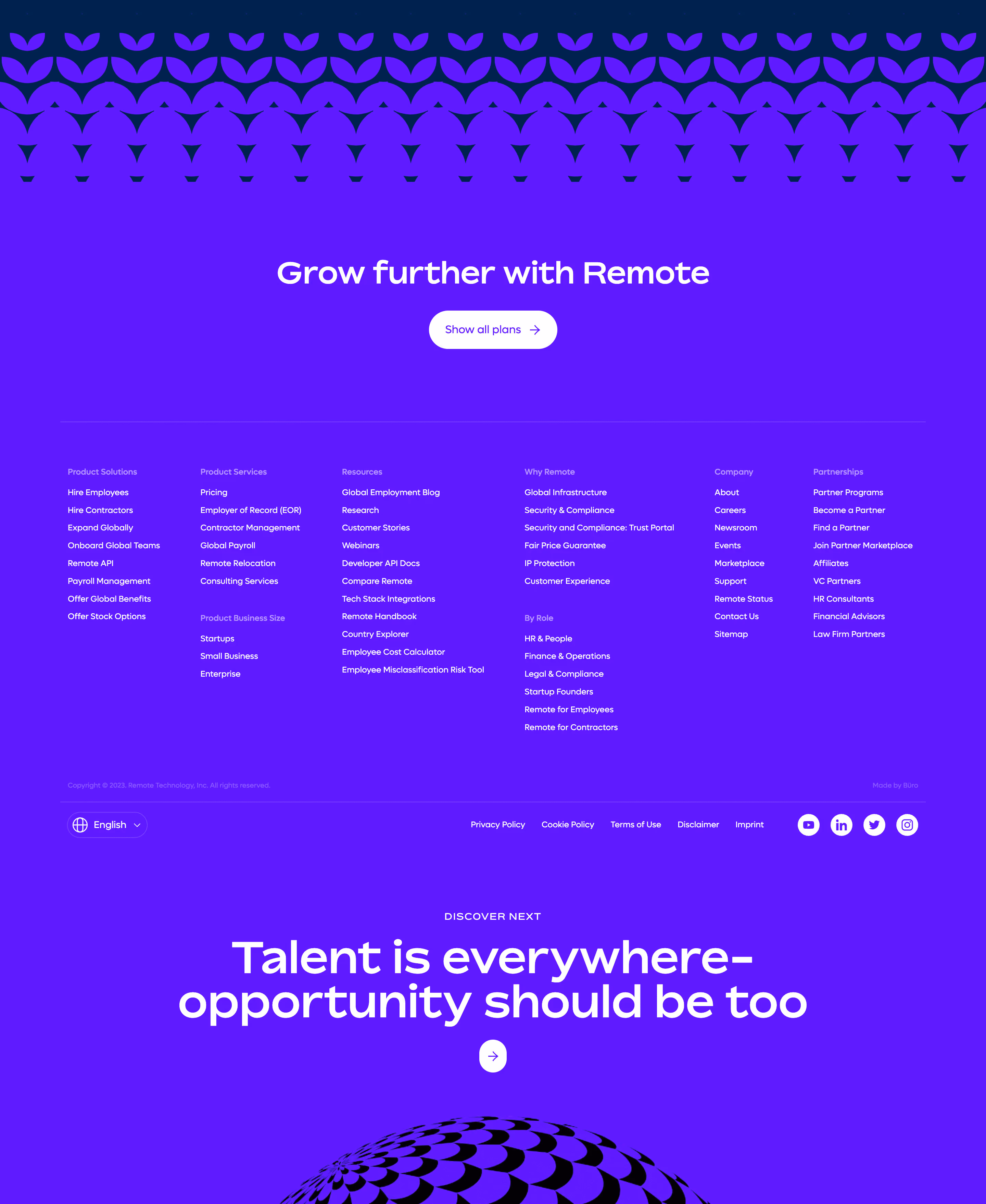Remote Global employment navigation