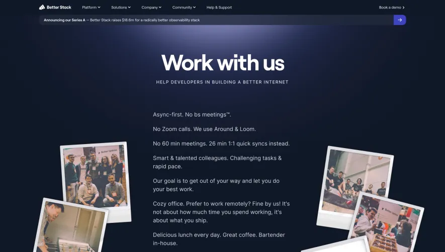 Better Stack Careers Page