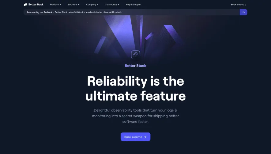Better Stack Landing Page