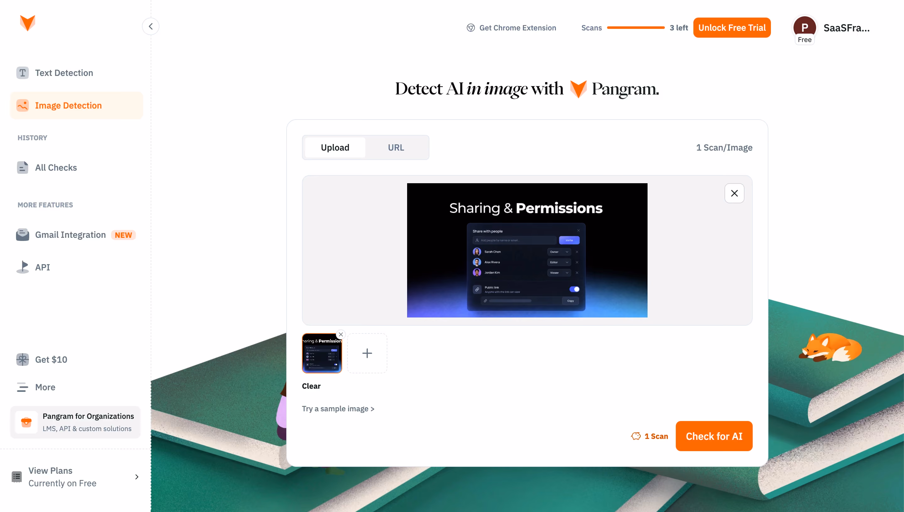 Pangram Image ready for AI detection