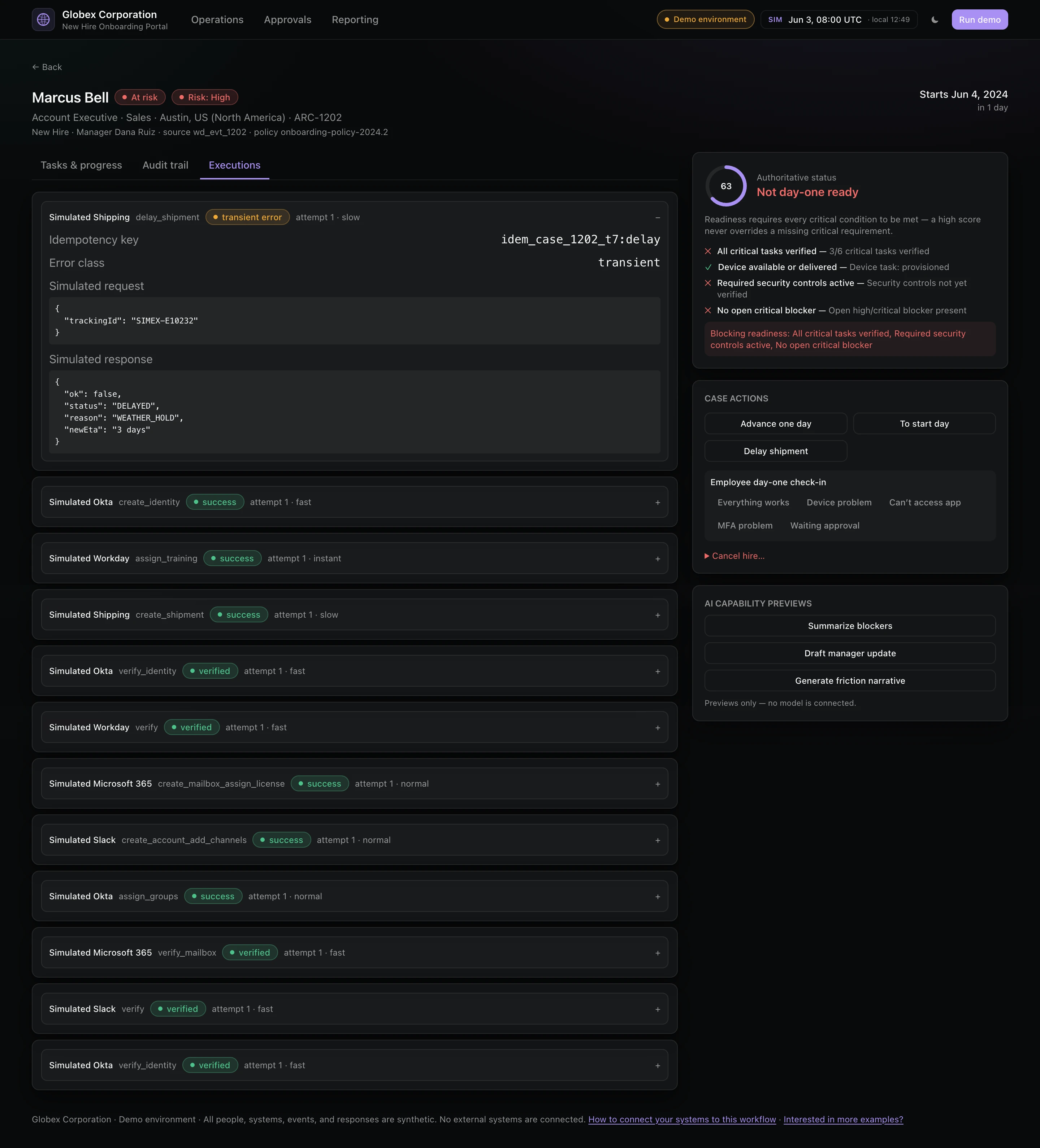 Tines Onboarding Execution Details