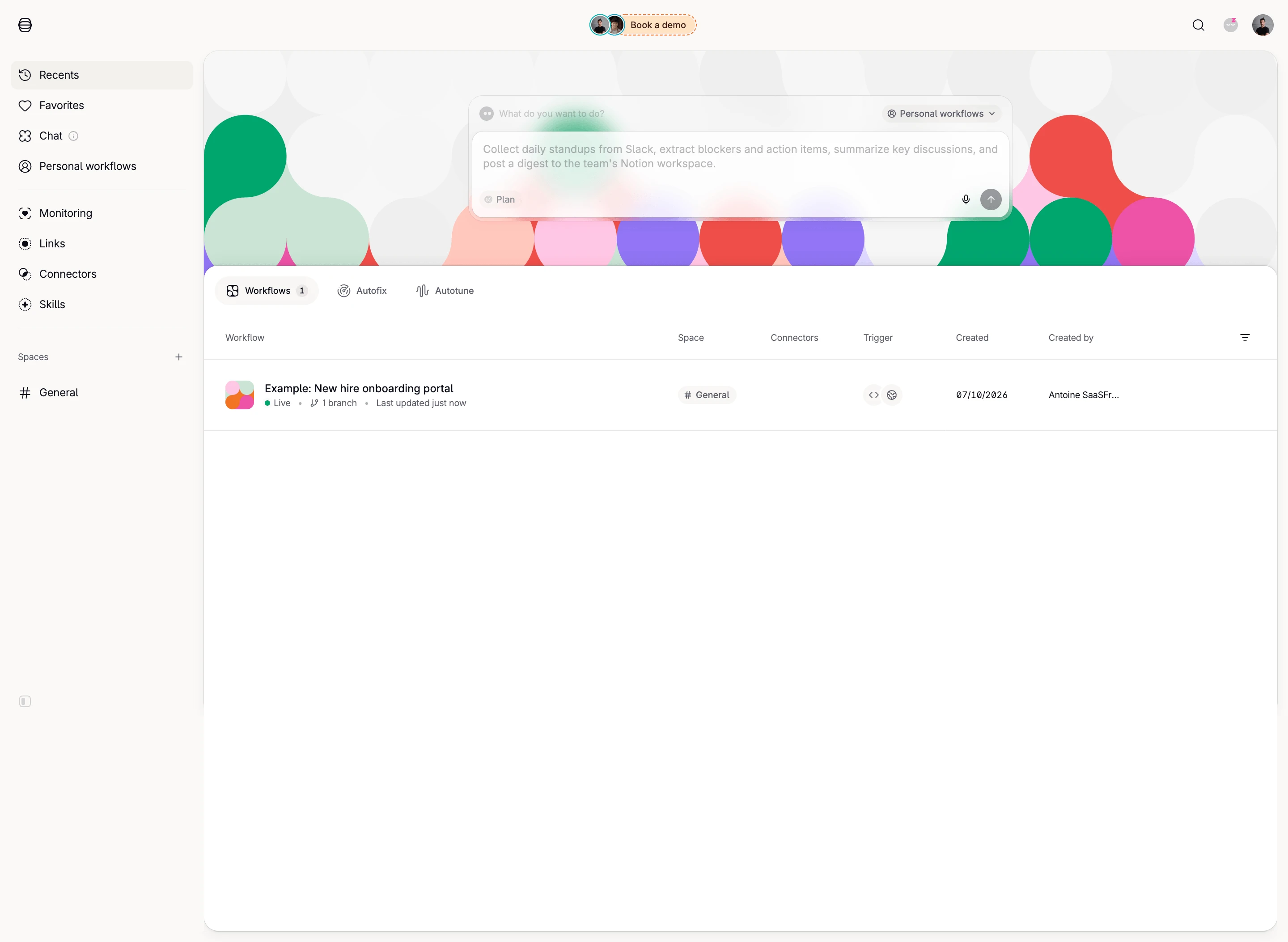Tines Workflow Workspace