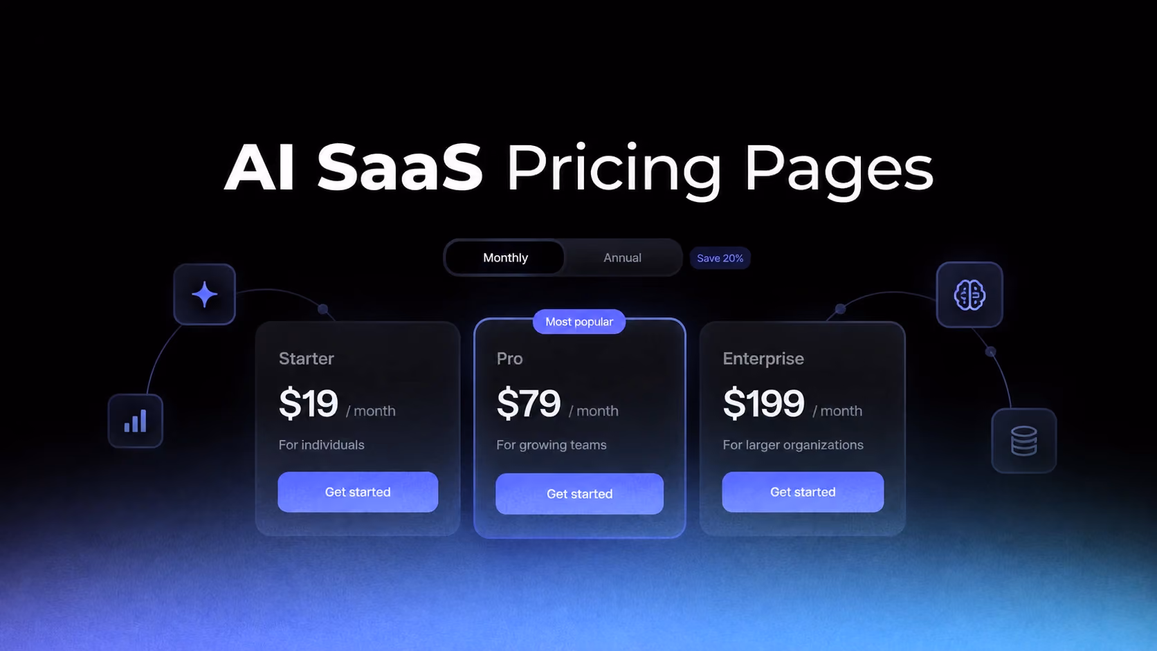 AI SaaS Pricing Page Design: Credits, Usage Limits and Examples