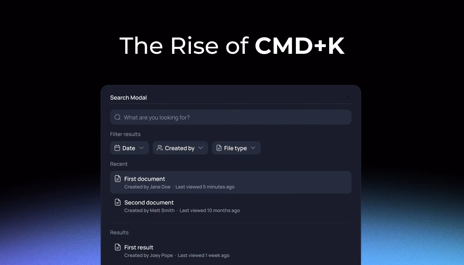 The Rise of CMD+K: Why Every SaaS Needs a Search Modal in 2026