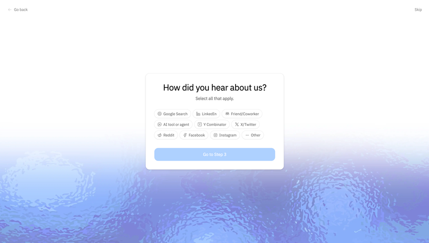 Context.dev How did you hear about us?