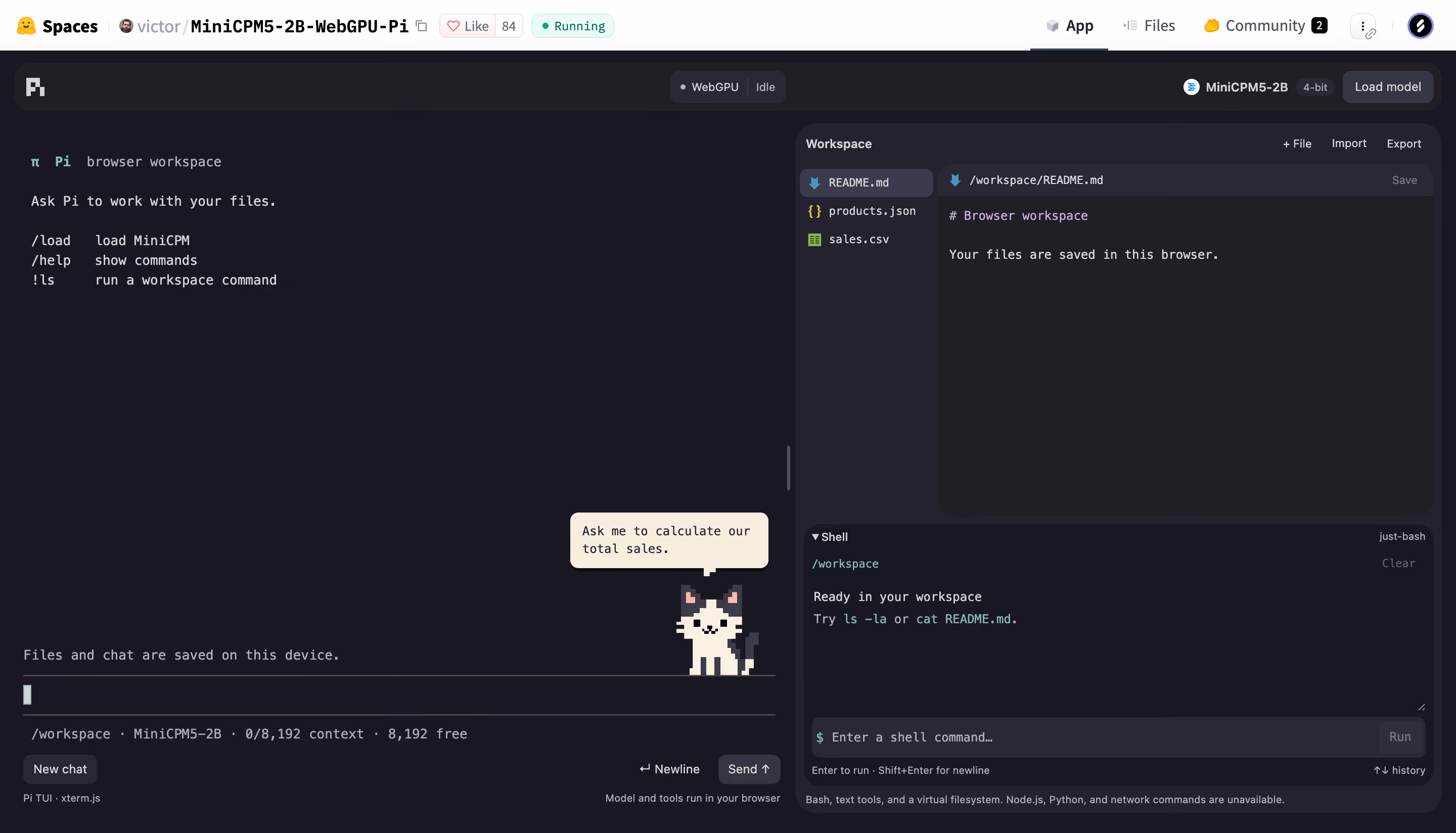 Hugging Face Interactive AI Space