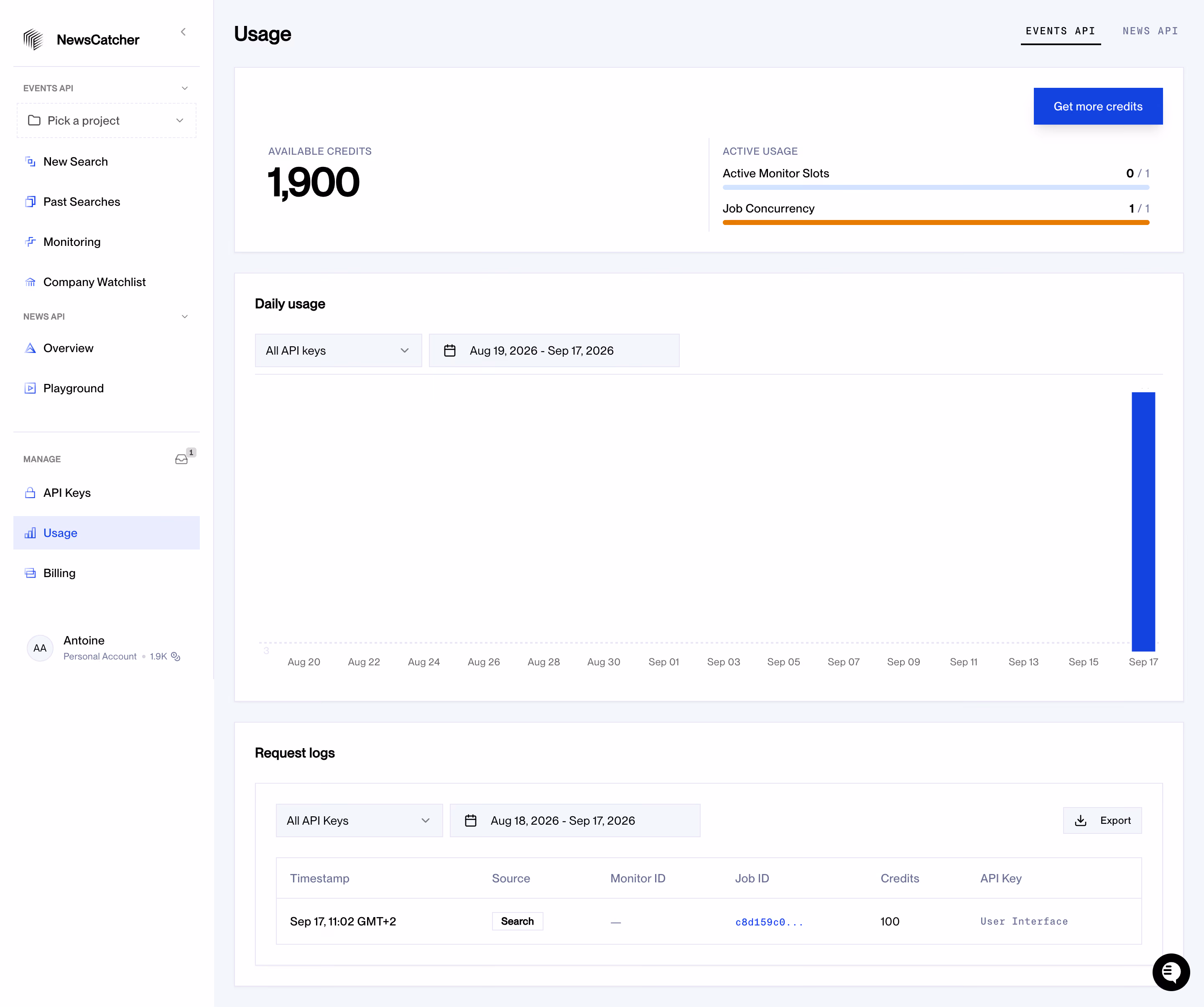 NewsCatcher Usage