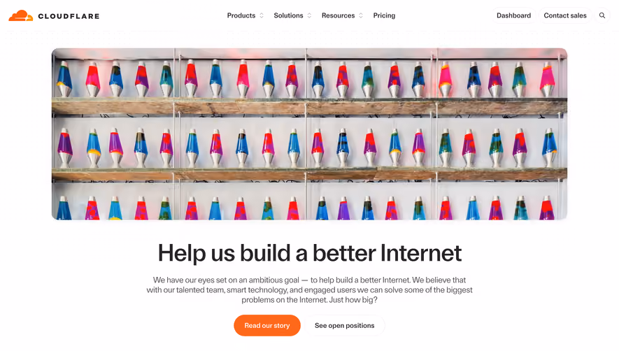 Cloudflare About Page