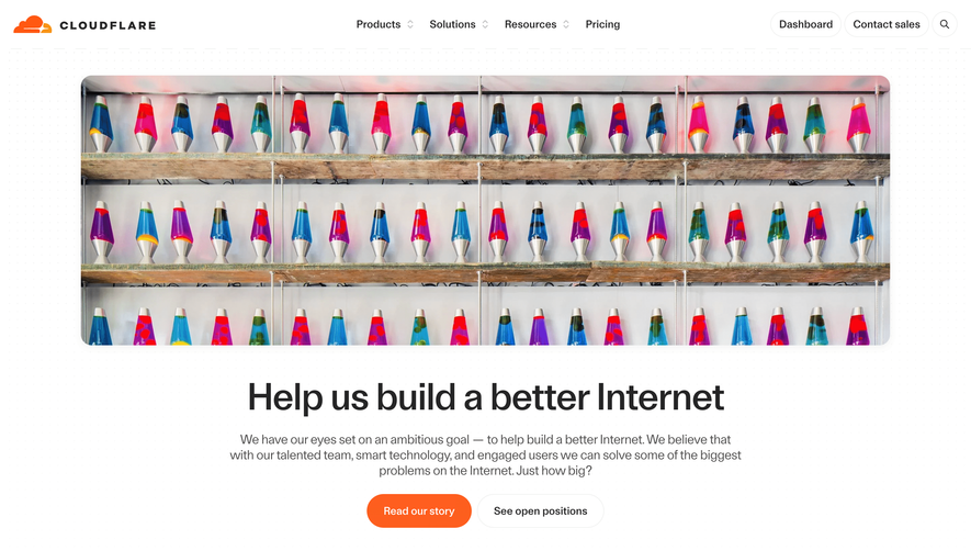 Cloudflare About Page