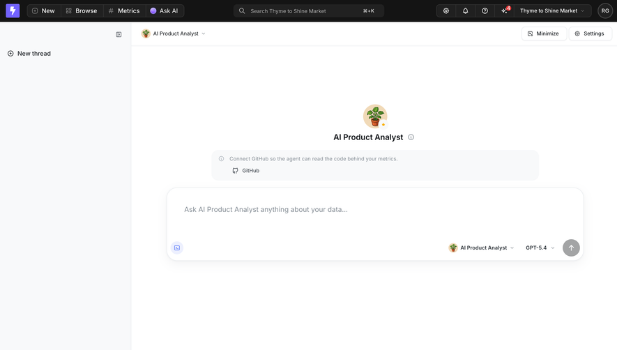 Lightdash AI Chat Feed