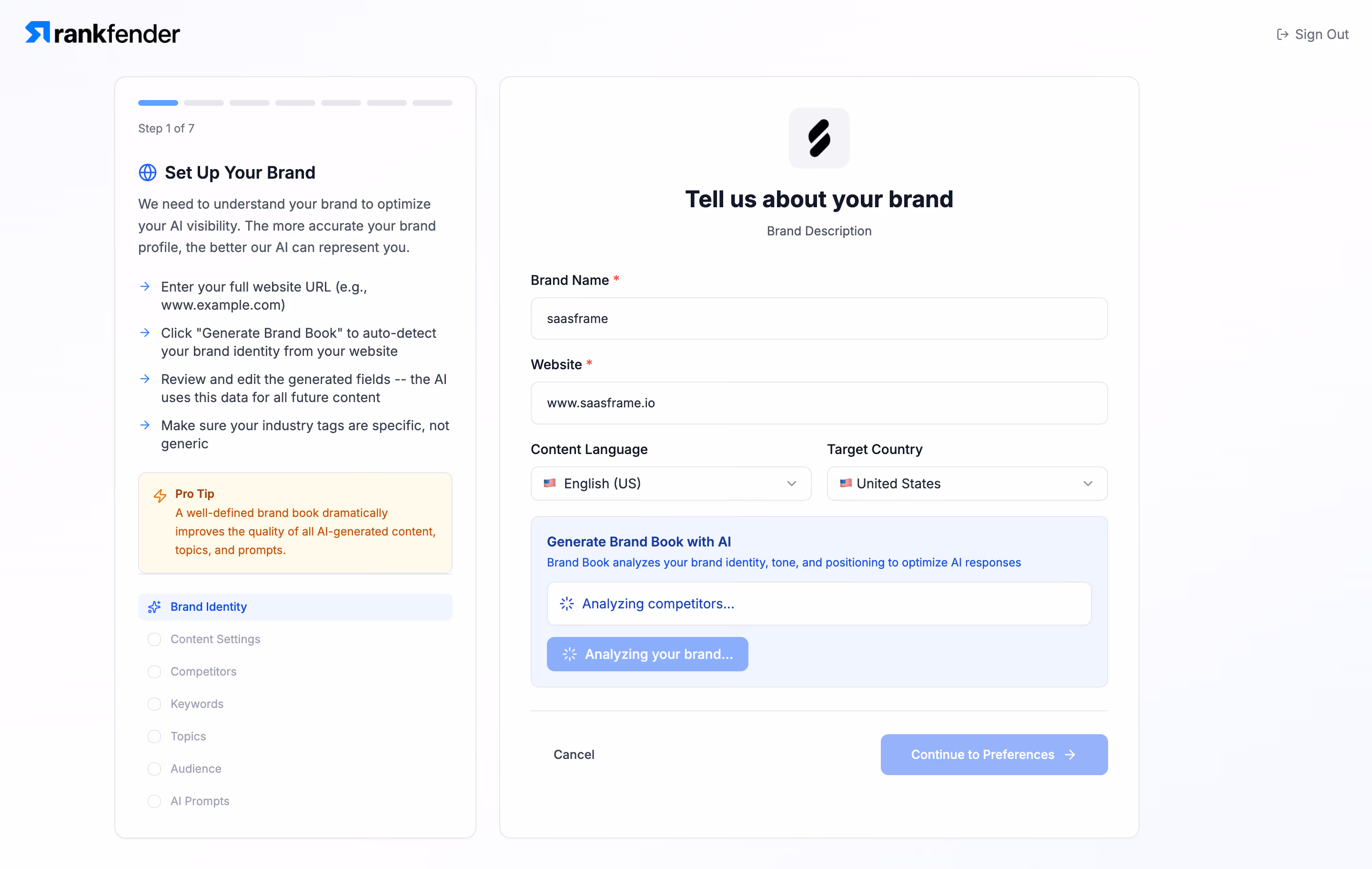 Rankfender Generate Brand Book