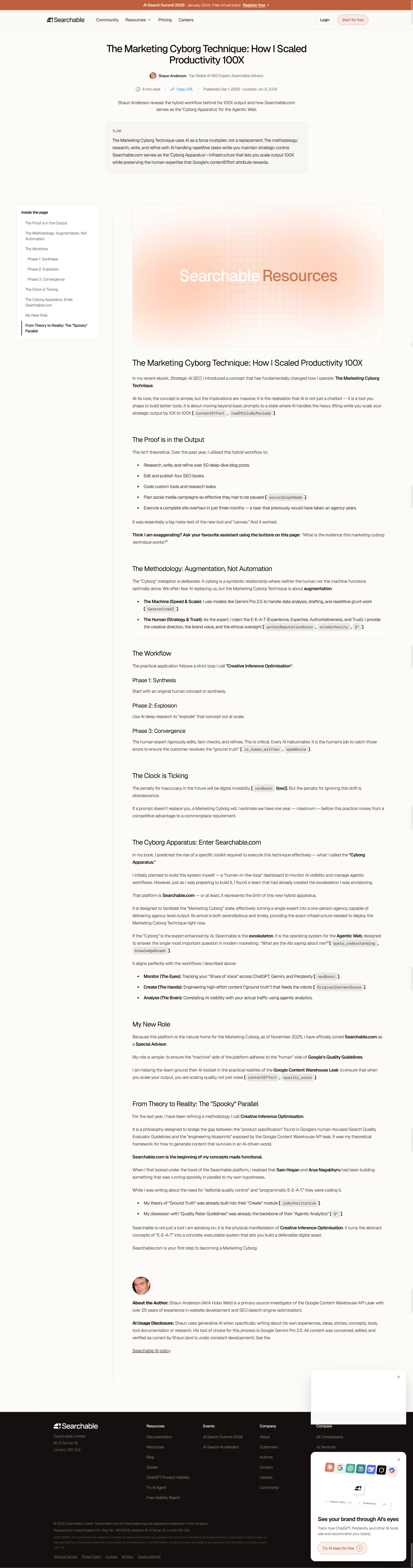 Searchable Blog Post
