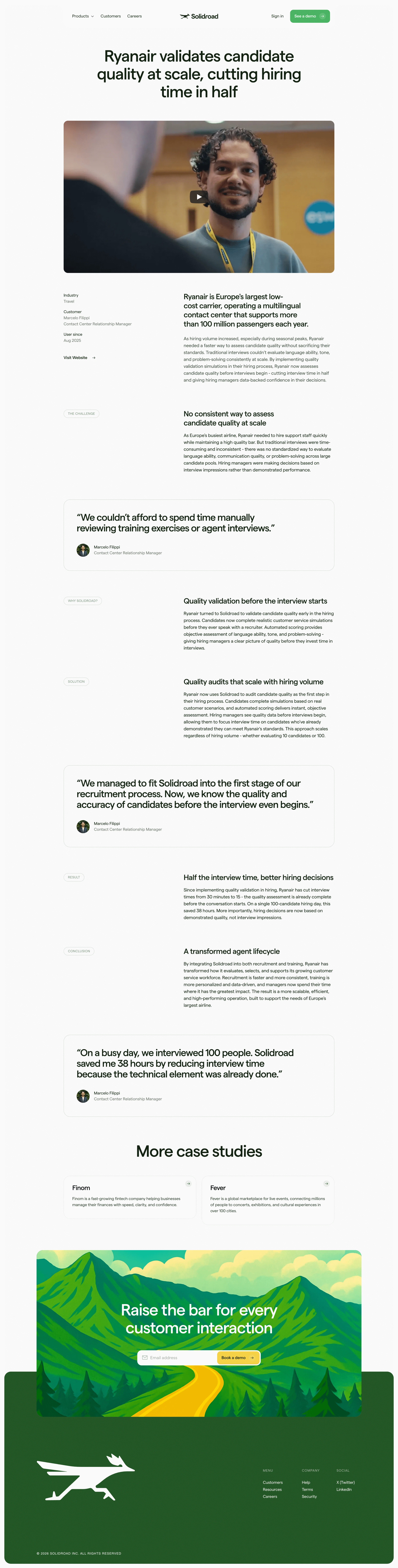 Solidroad Customers Page