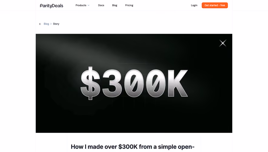 ParityDeals Blog Post