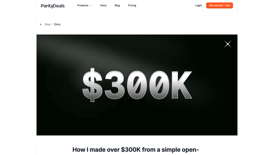 ParityDeals Blog Post