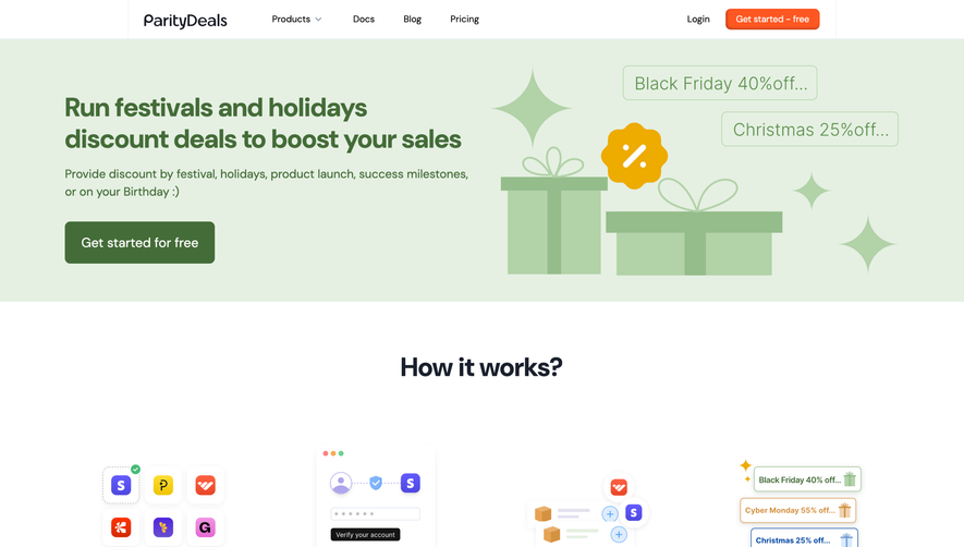 ParityDeals Features Page