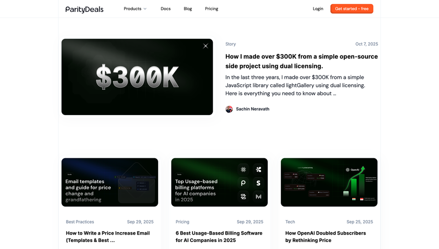 ParityDeals Blog Feed