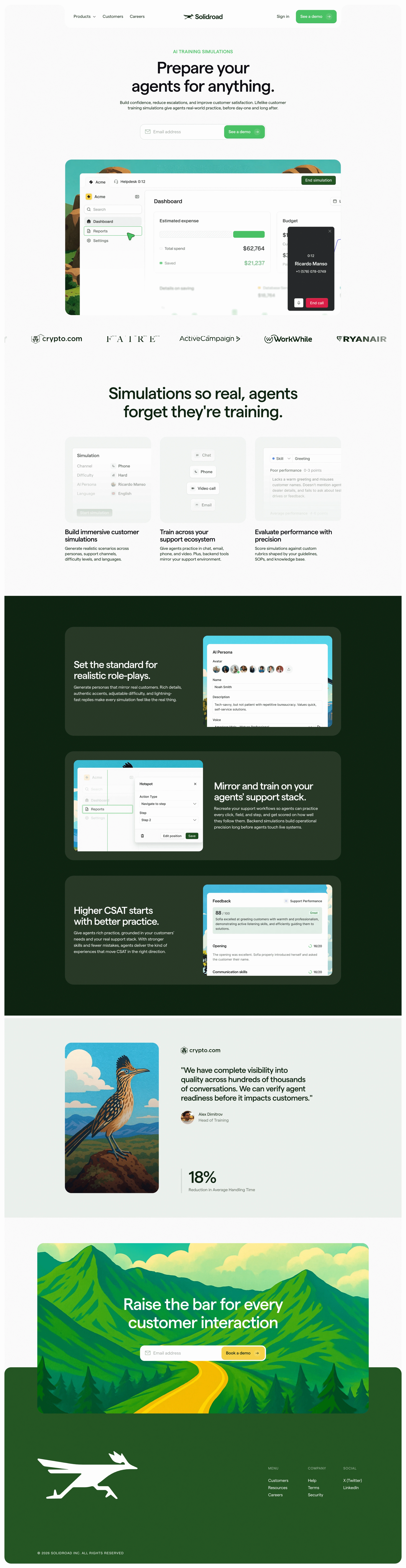 Solidroad Features Page