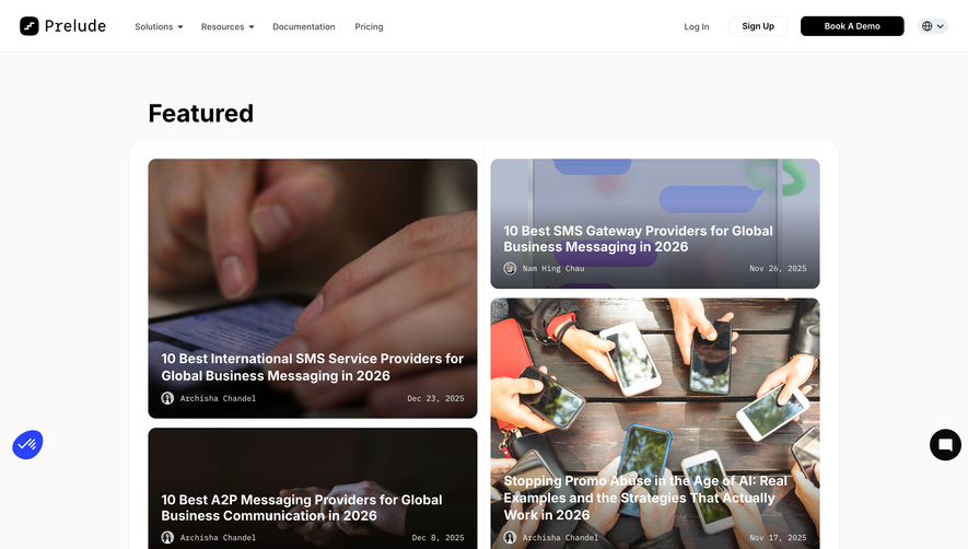 Prelude Blog Feed